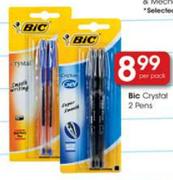 Bic Crystal 2 Pens-per pack