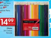 Clicks 24 Colour Pencils-per pack