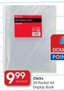Clicks 24 Packet A4 Display Book-per pack
