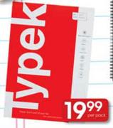 Typek Bond Paper-100 Sheets per pack