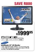 Samsung SyncMaster 24" LED Monitor