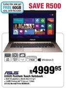 Asus X202E Pentium Touch Notebook