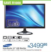 Samsung Sync Master 27" LED Monitor