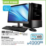 Lenovo PC Bundle Including 18.5" Lenovo LCD