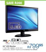 AOC 20" LED Monitor