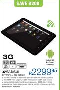 sansui 8" WiFi+3G Tablet
