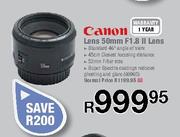 Canon Lens 50mm F1.8 II Lens
