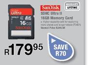 Sandisk SDHC Ultra II 16GB Memory Card