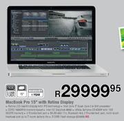 Apple macBook Pro 15" With Retina Display