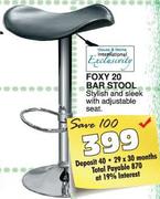 Foxy 20 bar Stool