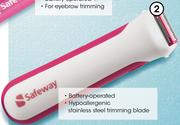 Safeway Wet & Dry Battery-Operated Bikini Shaver & Trimmer(S3881)-Each