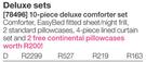 10-Piece Deluxe Comforter Set-Double