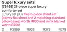 21-Piece Super Luxury Comforter Set-Double