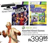 XBOX 360 Kinect Games Dance Central 3 Or Kinect Sports Ultimate Collection-Each