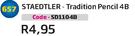 Staedtler Tradition Pencil 4B SD1104B