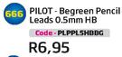 Pilot Begreen Pencil Leads 0.5mm HB PLPPL5HBBG