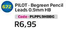 Pilot Begreen Pencil Leads 0.9mm HB PLPPL9HBBG