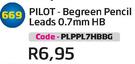Pilot Begreen Pencil Leads 0.7mm HB PLPPL7HBBG