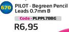 Pilot Begreen Pencil Leads 0.7mm B PLPPL7BBG