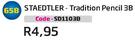 Staedtler Tradition Pencil 3B SD1103B