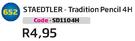 Staedtler Tradition Pencil 4H SD1104H