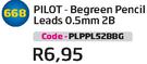 Pilot Begreen Pencil Leads 0.5mm 2B PLPPL52BBG