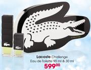 Lacoste Challenge Eau De Toilette-90Ml&30Ml