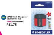 Staedtler Sharpener Double Hole Tub SD512128BKD