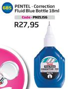 Pentel Correction Fluid Blue Bottle 18ml PNZLIS6