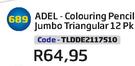 Adel - Colouring Pencil Jambo Trianglar 12PK (TLDDE2112510)