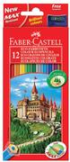 Faber-Castell-Colour Ecopencils With Free Sharpener 12 PK FCHT120112E
