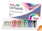 Pentel Arists Oil Pastels(PNPHN25)-25 Pk