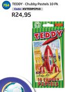 Teddy Chubby Pastels(KVTEDPCP10)-10 Pk