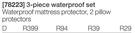 3-Piece Waterproof Set-Double