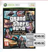 PS3 Grand Theft Auto Episodes From Liberty City