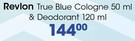 Revlon True Blue Cologne-50ml & Deodorant-120ml