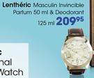 Lentheric Masculin Invincible Parfum-50ml & Deodorant-125ml