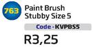 Paint Brush Stubby Size 5(KVPBS5)-Each