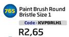 Paint Brush Round Bristle Size 1(KVPBRLH1)-Each