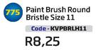 Paint Brush Round Bristle Size 11(KVPBRLH11)-Each