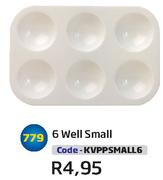 6 Well Small(KVPPSMALL6)-Each