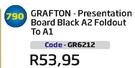 Grafton-Presentation Board Black A2 Foldout To A1 GR6212