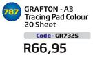 Grafton-A3 Tracing Pad Colour 20 Sheet GR7325