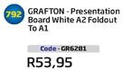 Grafton-Presentation Board White A2 Foldout To A1 GR6281