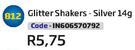 Glitters Shakers-Silver(IN606570792)-14g Each