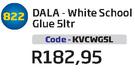 DALA-White School Glue(KVCWG5L)-5Ltr Each