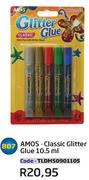 AMOS-Classic Glitter Glue(TLDMS0901105)-10.5ml Each