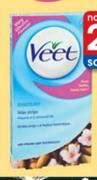 Veet 18 or 20 Wax Strips or 20 Mini Wax Strips-per pack