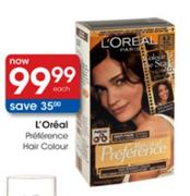L'Oreal Preference Hair Colour-each