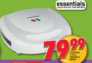Essentials 2-Slice Sandwich Maker